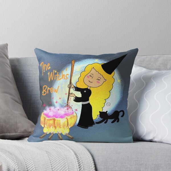 Item preview, The Witch's brew pumpkin cauldron and black cat designed and sold by khadijlloyd.