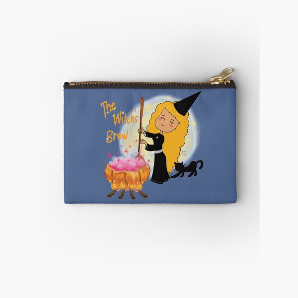 Item preview, The Witch's brew pumpkin cauldron and black cat designed and sold by khadijlloyd.