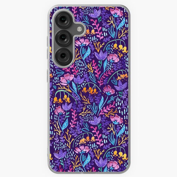 Item preview, Wonderland Flower Pattern - Dark Purple designed and sold by Kit Cronk.