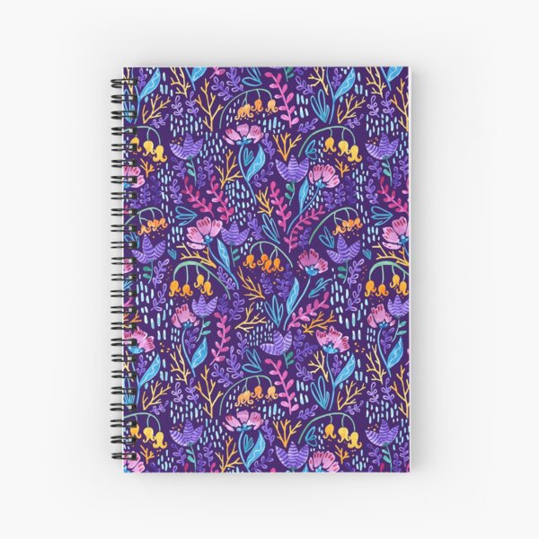 Item preview, Wonderland Flower Pattern - Dark Purple designed and sold by Kit Cronk.
