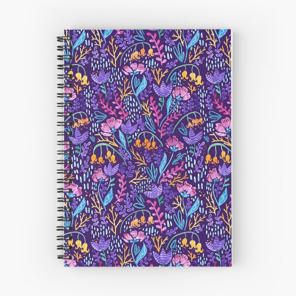 Item preview, Wonderland Flower Pattern - Dark Purple designed and sold by Kit Cronk.