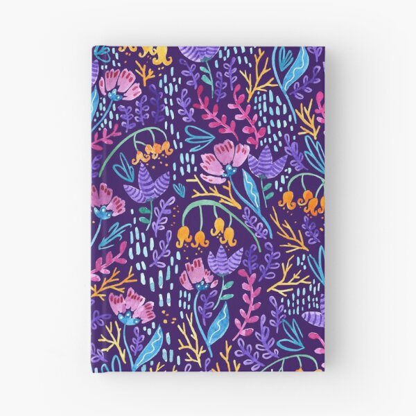 Item preview, Wonderland Flower Pattern - Dark Purple designed and sold by Kit Cronk.