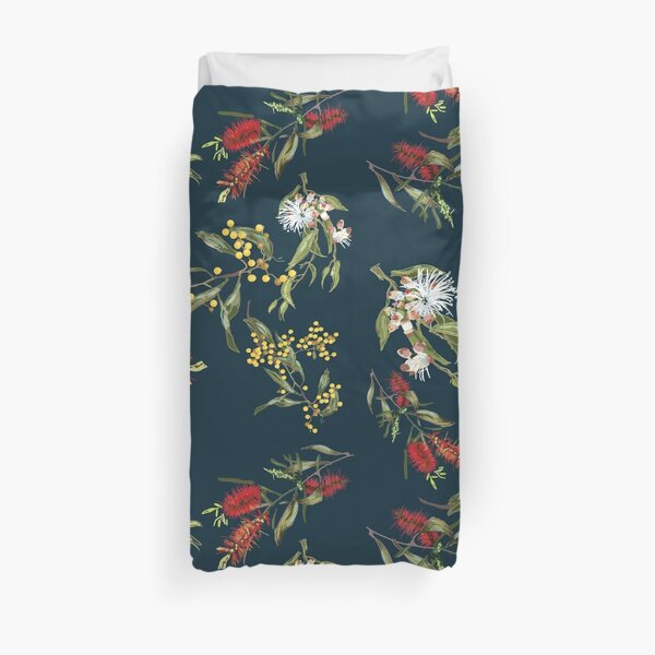 Australian flowers Duvet Cover