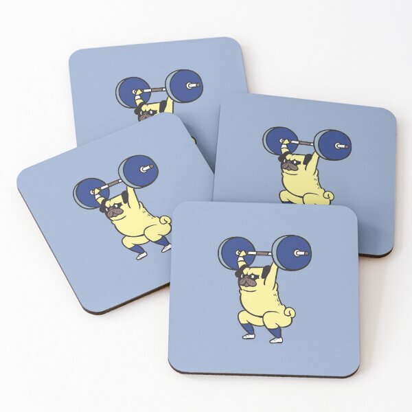 Item preview,  The snatch weightlifting Pug designed and sold by Huebucket.