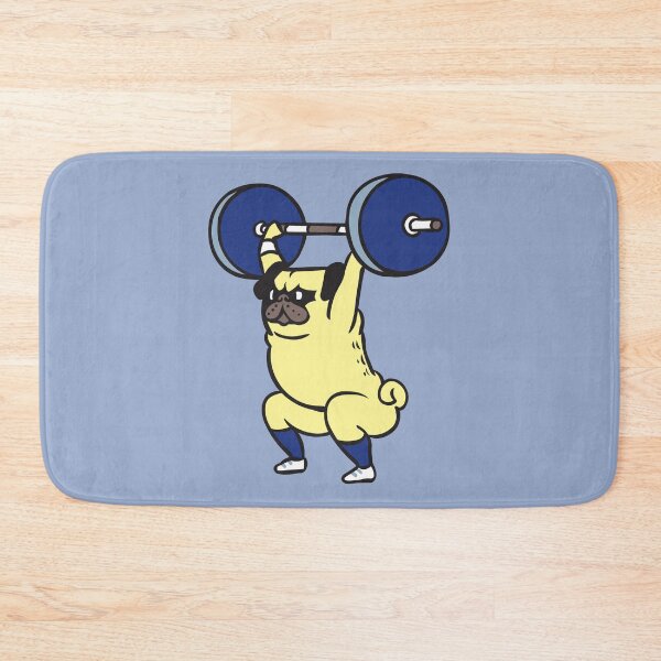 Item preview,  The snatch weightlifting Pug designed and sold by Huebucket.