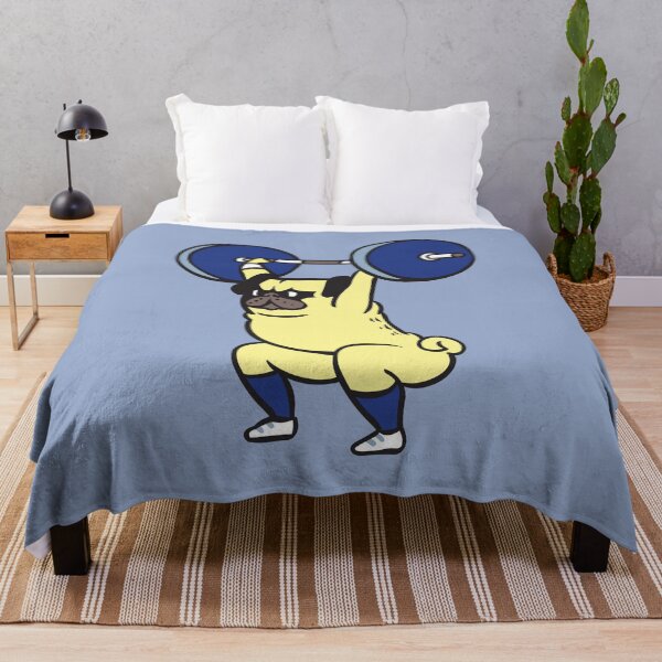Item preview,  The snatch weightlifting Pug designed and sold by Huebucket.