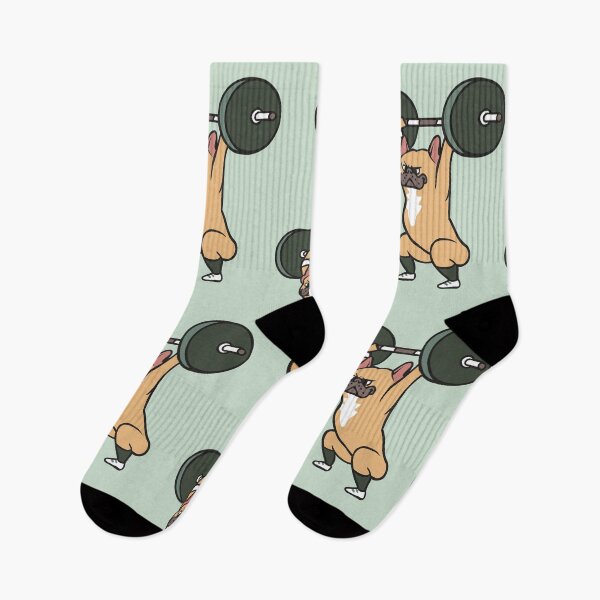 Item preview, The snatch weightlifting French Bulldog designed and sold by Huebucket.