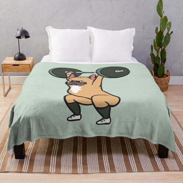 Item preview, The snatch weightlifting French Bulldog designed and sold by Huebucket.
