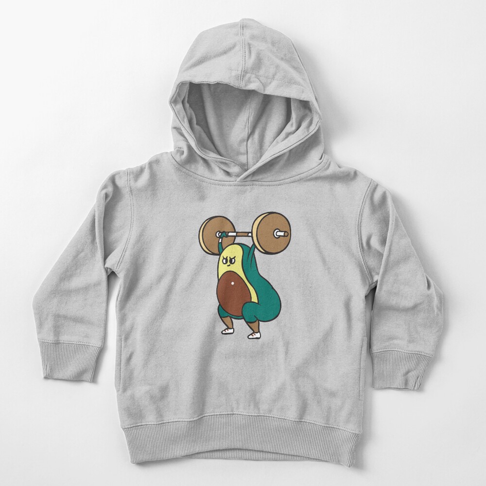The snatch weightlifting Avocado Toddler Pullover Hoodie