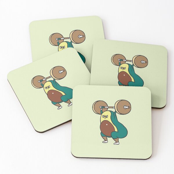 Item preview, The snatch weightlifting Avocado designed and sold by Huebucket.