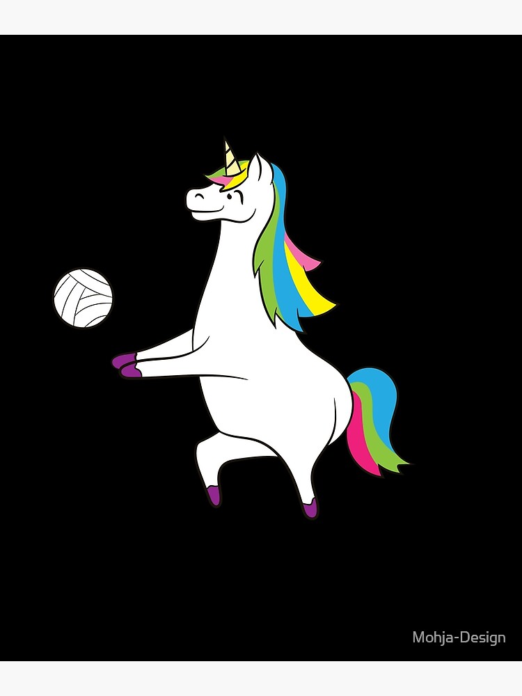 版画 Unicorn Volleyball print Unicorn Volleyball print