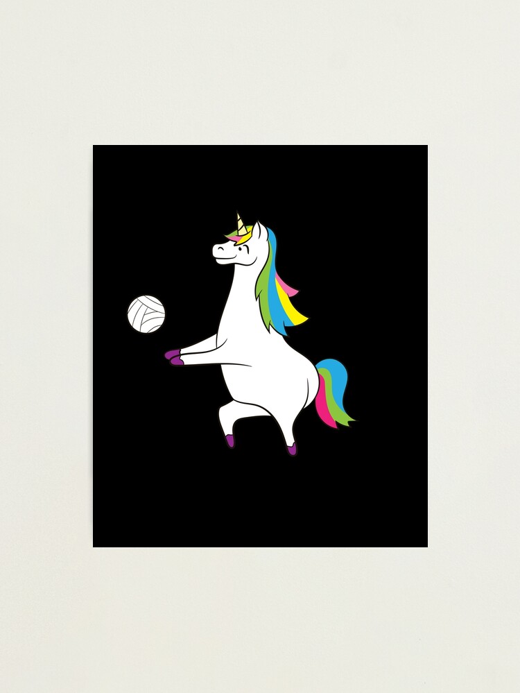 版画 Unicorn Volleyball print Unicorn Volleyball print