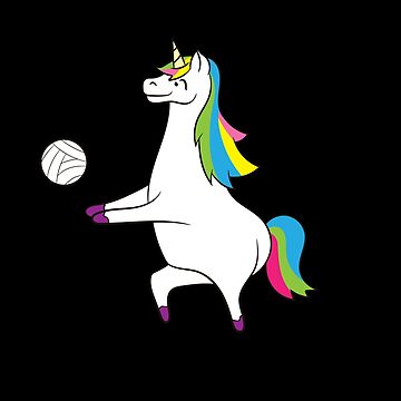 版画 Unicorn Volleyball print Unicorn Volleyball 
