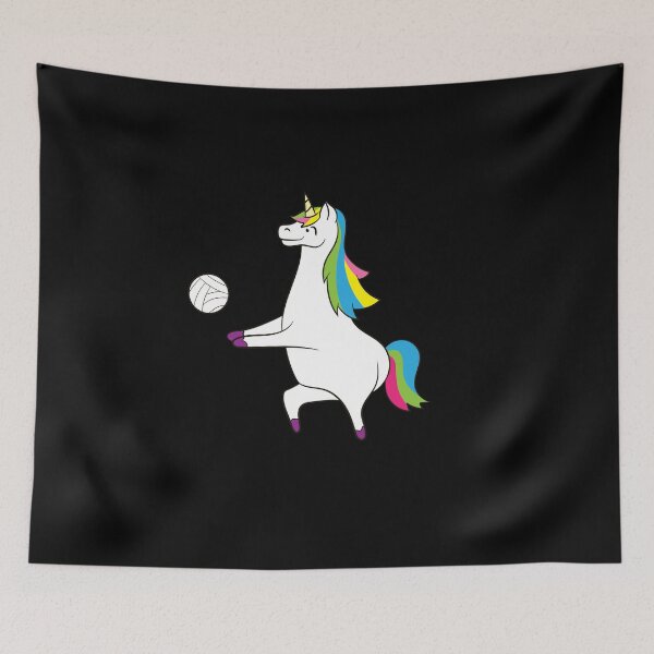 Item preview, Volleyball - unicorn plays volleyball designed and sold by Mohja-Design.