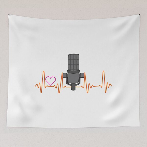 Item preview, Awesome Podcast Heartbeat Podcaster Heart Beat designed and sold by perfectpresents.
