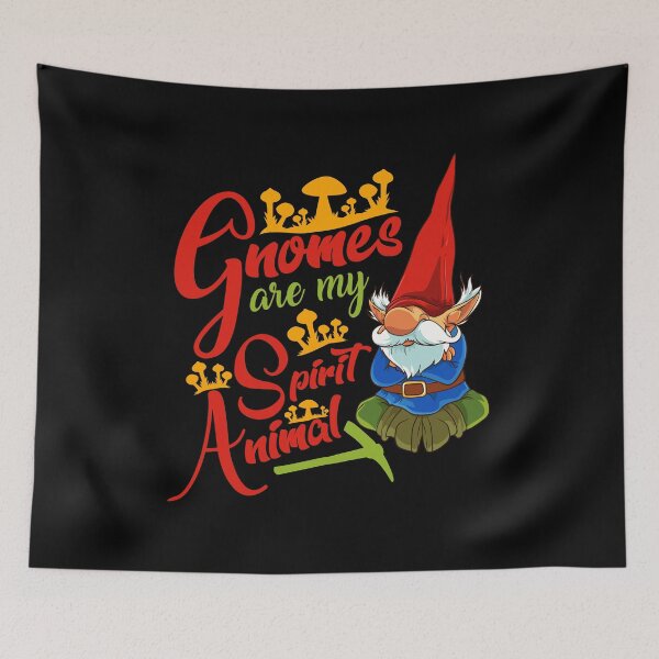 Item preview, Funny Gnomes Are My Spirit Animal Cute Gnome Fans designed and sold by perfectpresents.