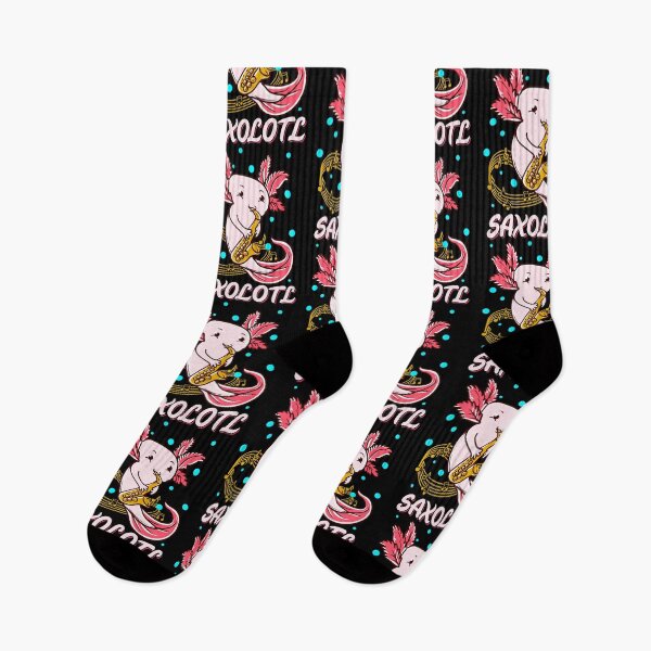 Item preview, Saxolotl Sax Playing Axolotl Pun Walking Fish designed and sold by perfectpresents.