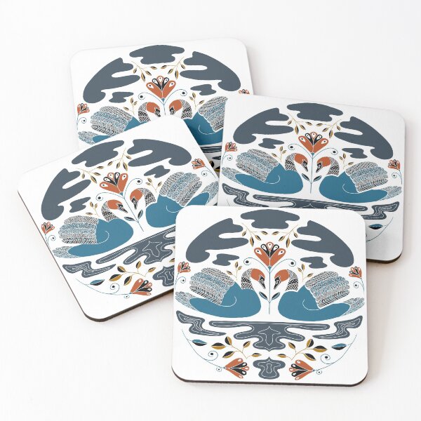 Item preview, Swans on the lake in sunset  designed and sold by nacaca.