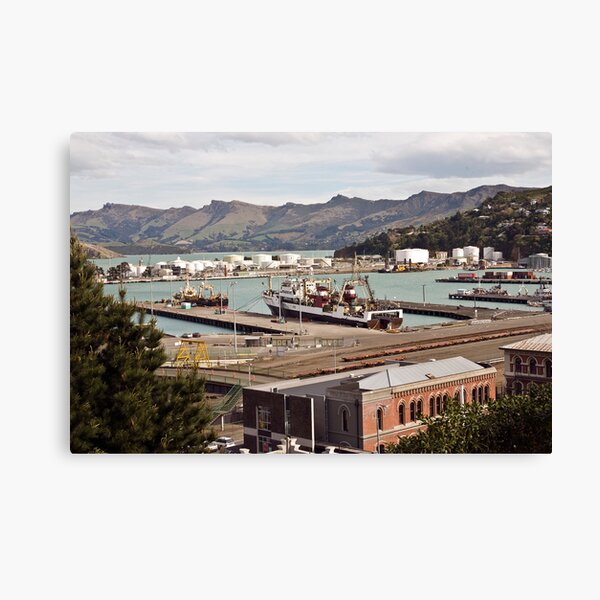 Lyttleton Harbour from Sumner Terrace Canvas Print