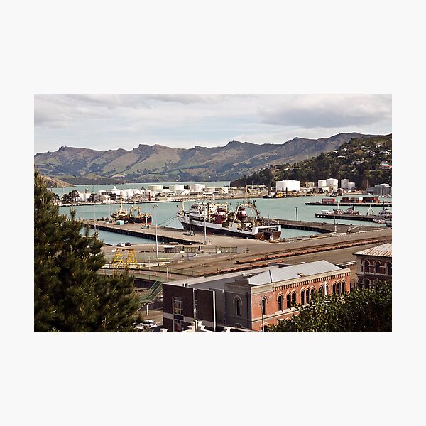 Lyttleton Harbour from Sumner Terrace Photographic Print