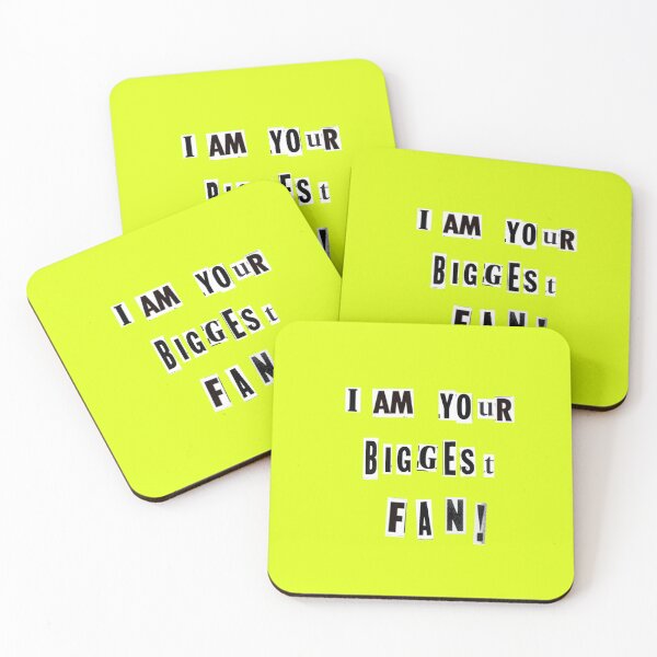 Item preview, I Am Your Biggest Fan Ransom Note design  designed and sold by GetItGiftIt.