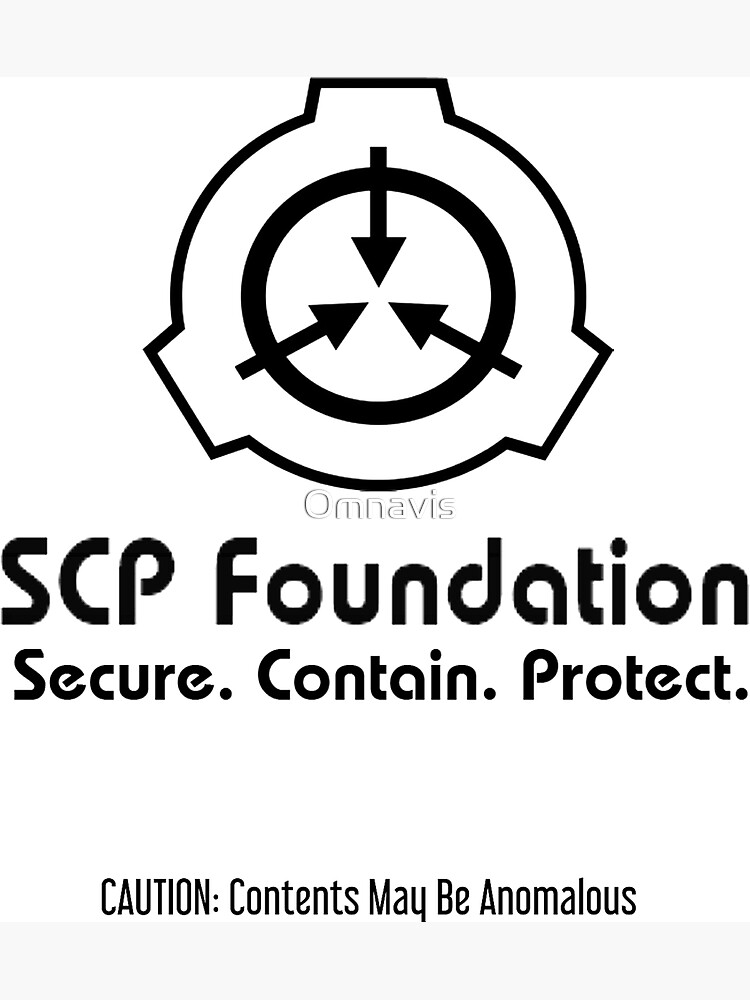 SCP Foundation Logo Die Cut Decal Sticker