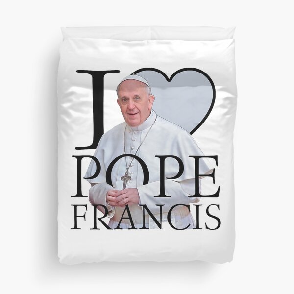 pope francis Duvet Cover