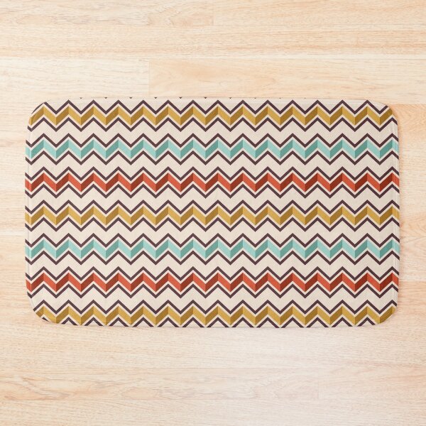 Item preview, Zigzag color lines. Colorful chevron stylized pattern with shadow effect. designed and sold by IndigoCat.
