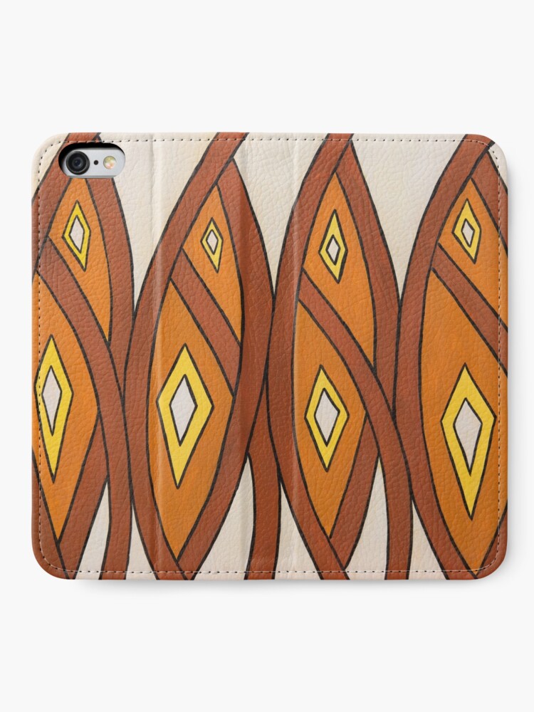 Alternate view of Crocodile Totem Design iPhone Wallet