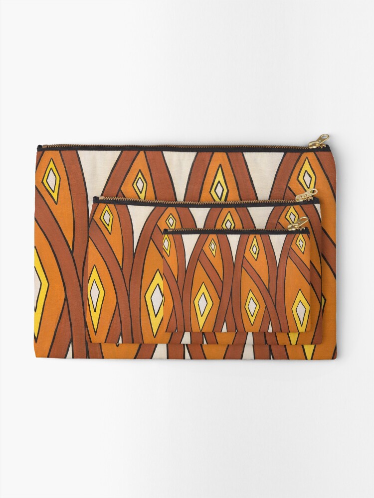 Alternate view of Crocodile Totem Design Zipper Pouch