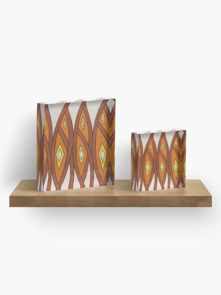 Alternate view of Crocodile Totem Design Acrylic Block