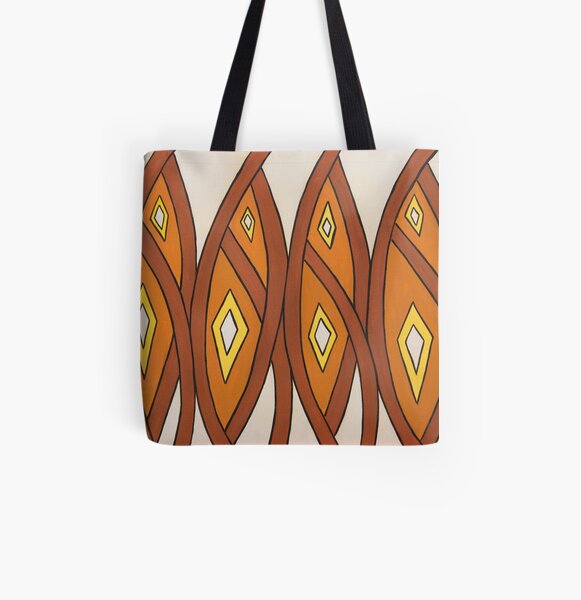 Crocodile Totem Design All Over Print Tote Bag