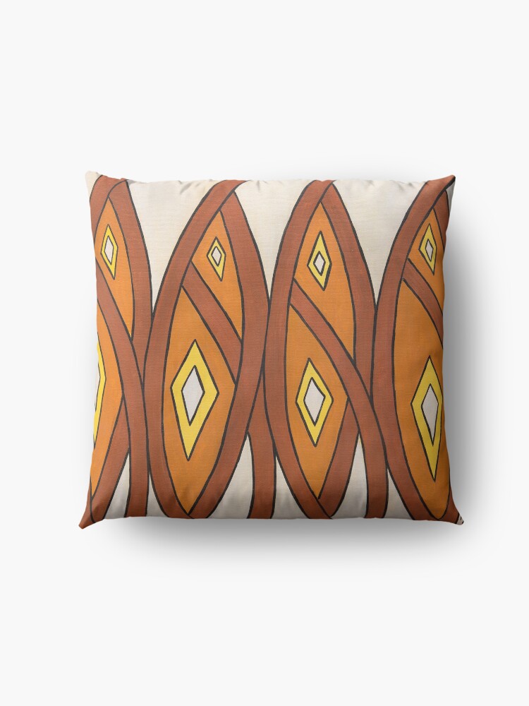 Alternate view of Crocodile Totem Design Floor Pillow