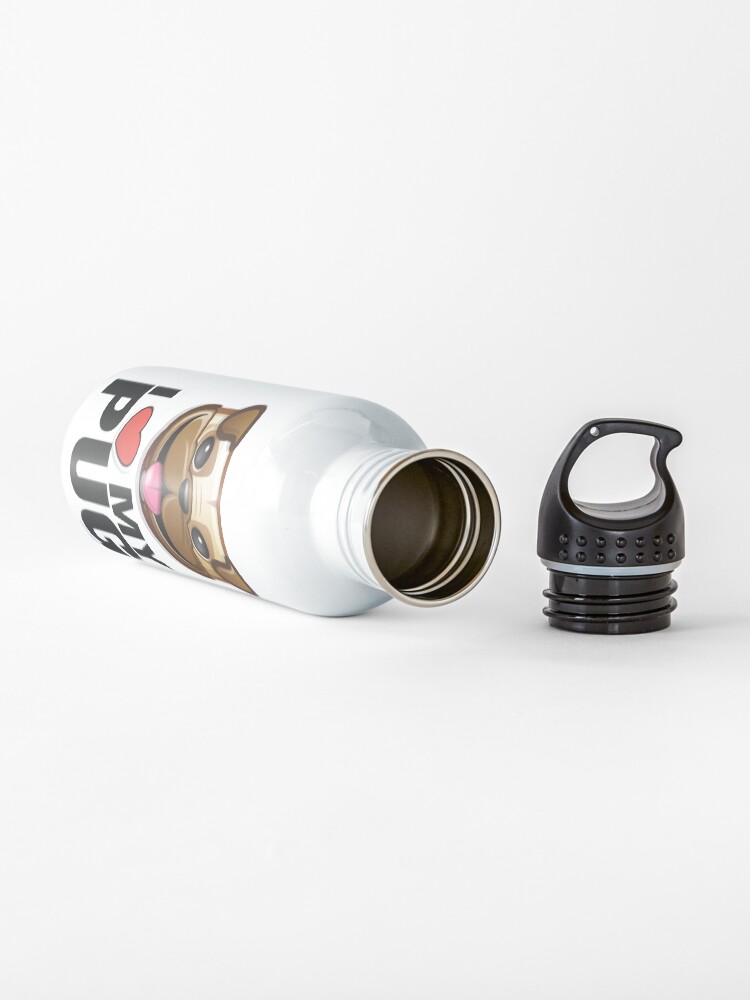 Alternate view of I Love My Pug Water Bottle