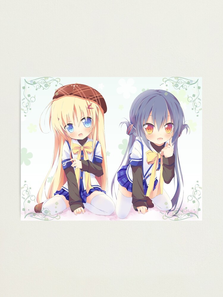 cute loli anime girls photographic print by qrillen27 redbubble redbubble