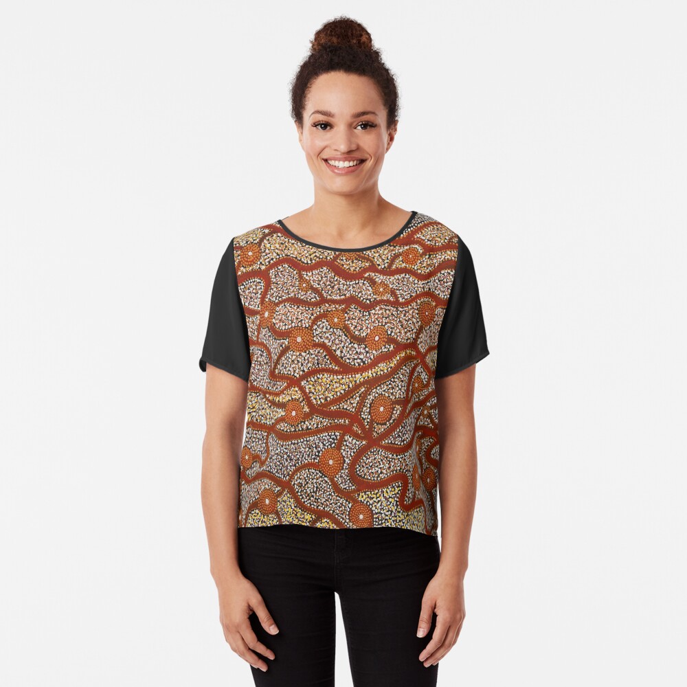 Majestic Mountains Chiffon Top