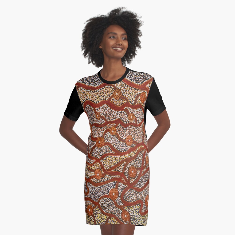 Majestic Mountains Graphic T-Shirt Dress