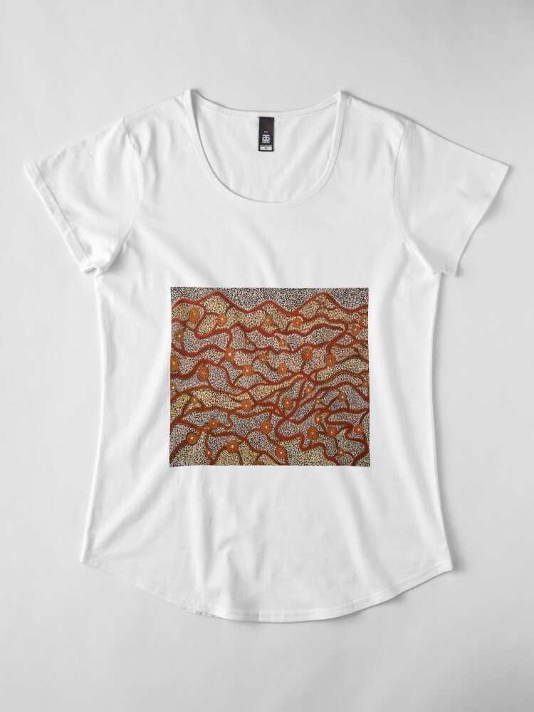 Alternate view of Majestic Mountains Premium Scoop T-Shirt