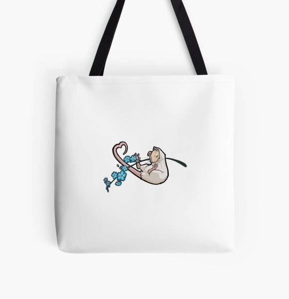 Forget Me Not - Rat 1 - Blonde Hooded All Over Print Tote Bag