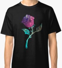 Stained Glass Rose Galaxy Classic T-Shirt