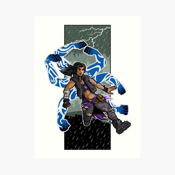 Amara The Siren Borderlands 3 The Tiger of Partali Art Print