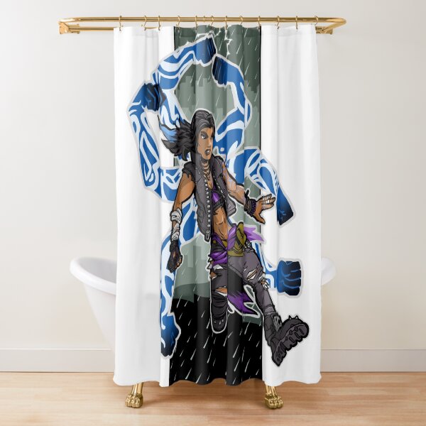 Amara The Siren Borderlands 3 The Tiger of Partali Shower Curtain