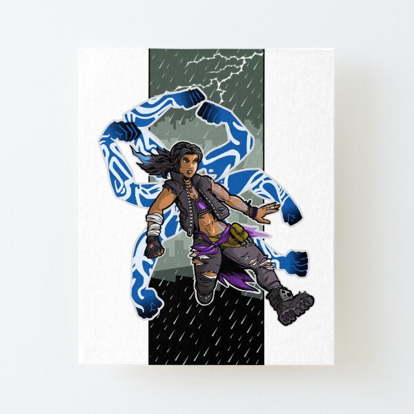 Amara The Siren Borderlands 3 The Tiger of Partali Canvas Mounted Print