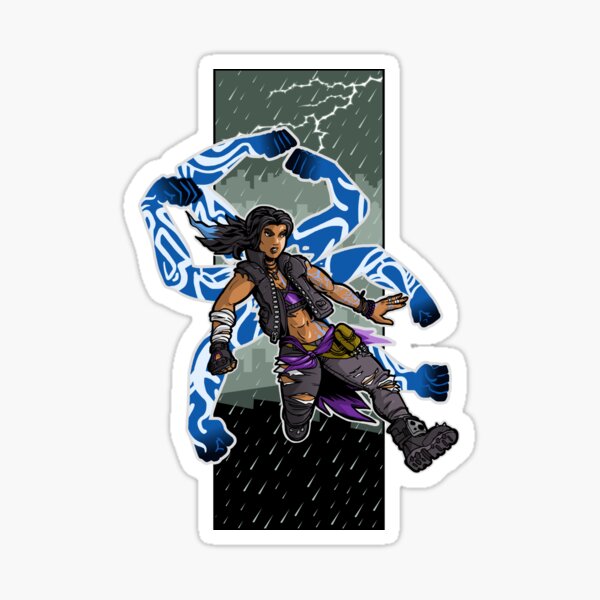 Amara The Siren Borderlands 3 The Tiger of Partali Sticker