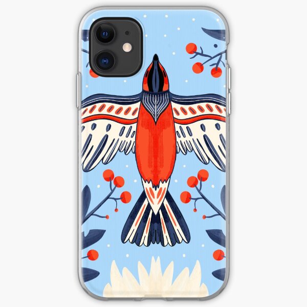 Folk Bird iPhone Soft Case