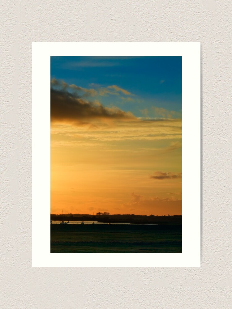 Alternate view of Aldeburgh sunset Art Print