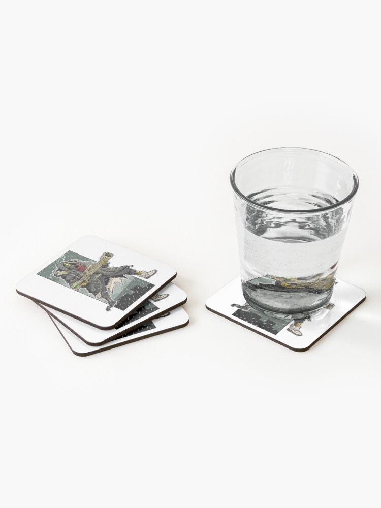 Alternate view of FL4K The Beastmaster Borderlands 3 Rakk Attack! Coasters (Set of 4)