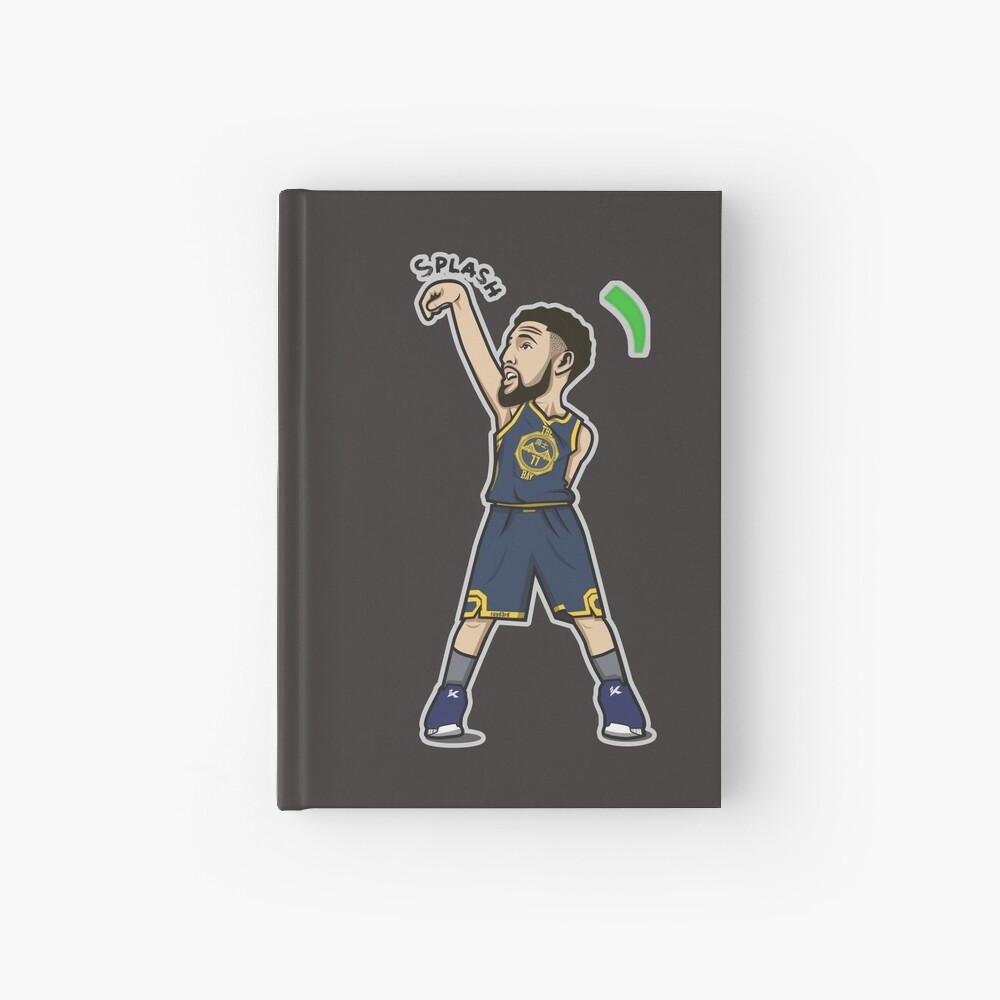 Klay Thompson Cartoon Style Spiral Notebook for Sale by rayd3rd