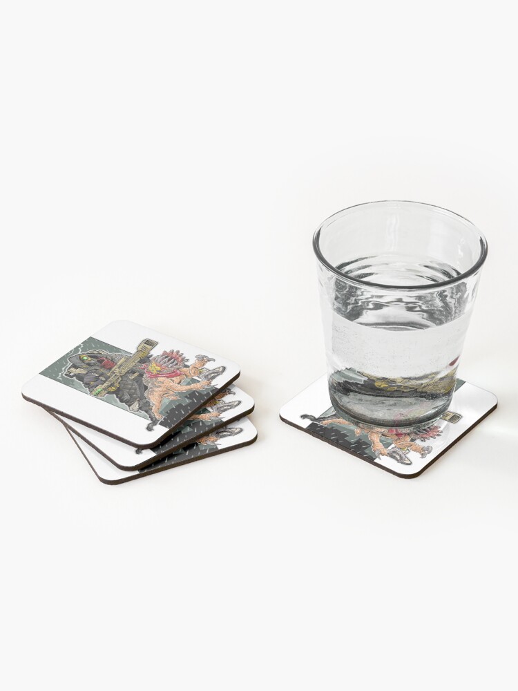 Alternate view of FL4K The Beastmaster With Guard Skag Borderlands 3 Rakk Attack! Coasters (Set of 4)