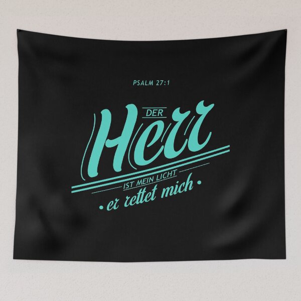 Artikelvorschau, Bibelvers HFA Psalm 27,1 entworfen und verkauft von GoodNewsDesign.